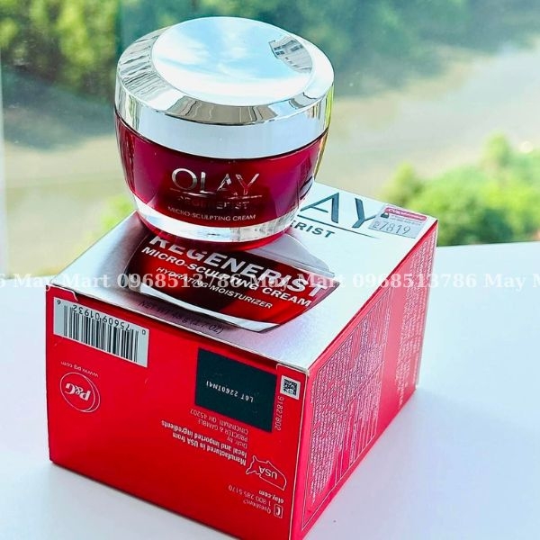 Kem dưỡng Olay Regenerist Micro-Sculpting Cream Hydrating Moisturizer 48g