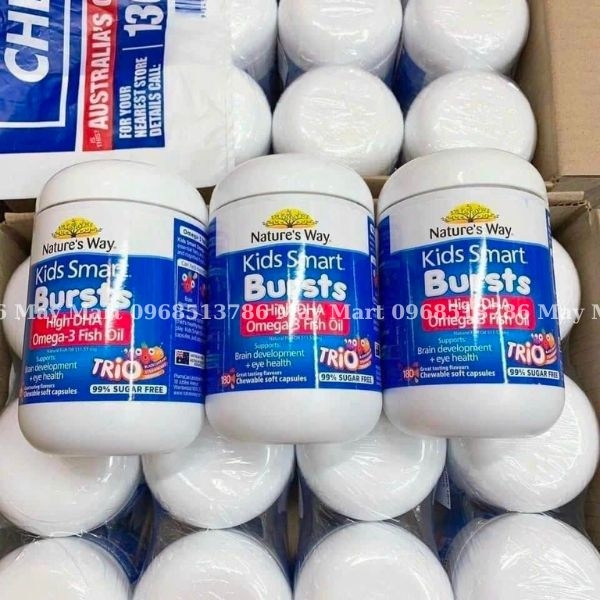 Nature's Way Kids Smart Omega-3 Fish Oil Trio - Bổ sung Omega 3 cho bé