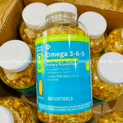 Viên Uống Dầu Cá Bổ Sung Omega 3 - 6 - 9 Member's Mark - 325 Viên