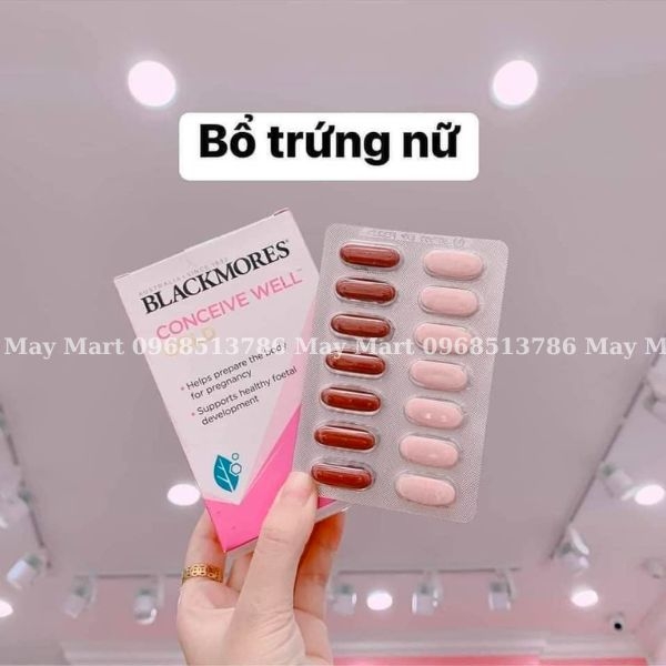 Blackmores Conceive Well Gold - Thuốc bổ trứng tăng khả năng thụ thai