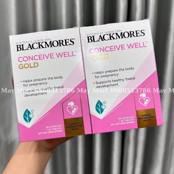 Blackmores Conceive Well Gold - Thuốc bổ trứng tăng khả năng thụ thai