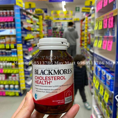 Viên uống Blackmores Cholesterol Health hỗ trợ giảm cholesterol máu (60 viên)