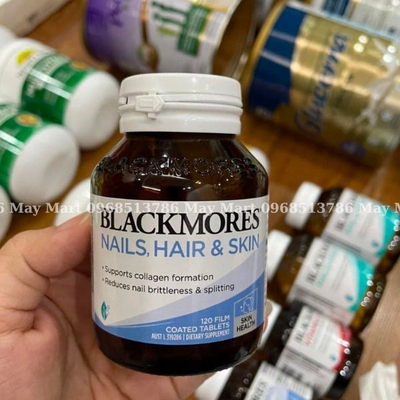 Viên uống Blackmores Nails Hair & Skin hỗ trợ đẹp Da Tóc và Móng