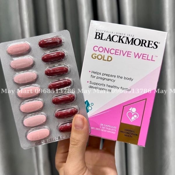 Blackmores Conceive Well Gold - Thuốc bổ trứng tăng khả năng thụ thai