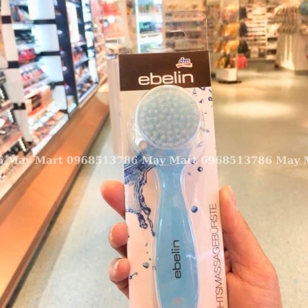 CHỔI RỬA MẶT ĐẦU LÔNG TƠ EBELIN (Giao Màu Ngẫu Nhiên)