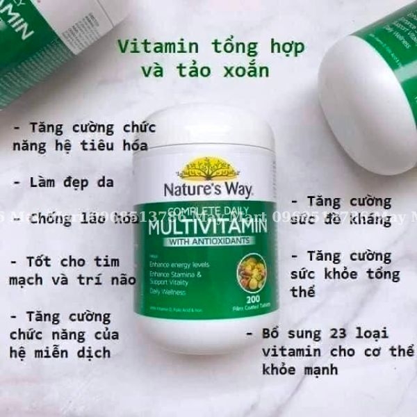 Vitamin tổng hợp Nature’s Way Complete Daily Multivitamin của Úc