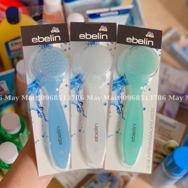 CHỔI RỬA MẶT ĐẦU LÔNG TƠ EBELIN (Giao Màu Ngẫu Nhiên)
