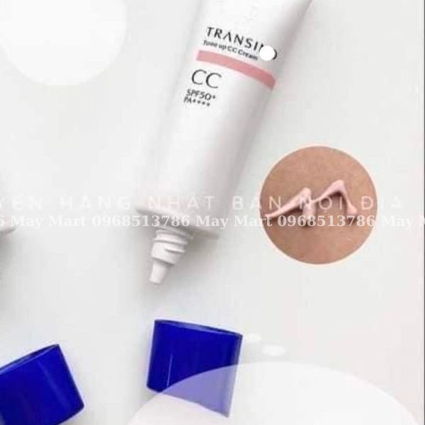 Kem trang điểm chống nắng Transino Whitening CC Cream SPF50+ PA++++, Tone sáng hổng