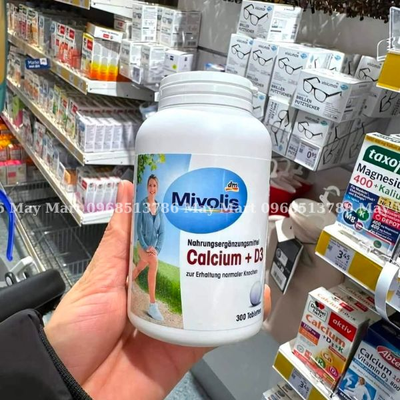 Viên Uống Mivolis Calcium D3, 300 Viên