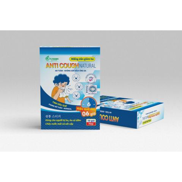 Miếng dán giảm ho ANTI COUGH NATURAL