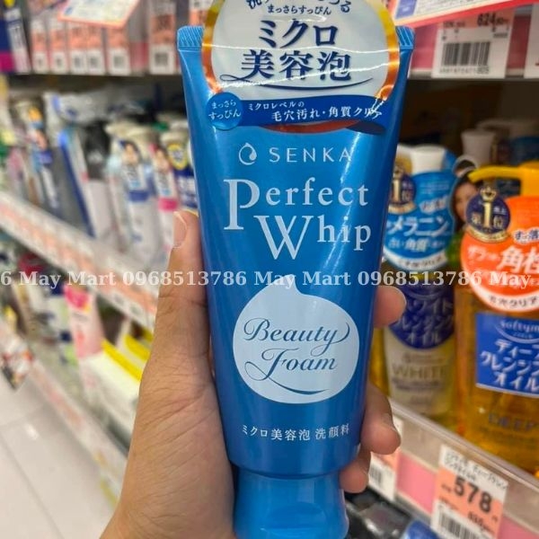 Sữa rửa mặt Senka Perfect Whip Nội Địa Nhật Bản