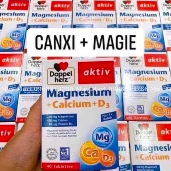 VIÊN BỔ SUNG MAGNESIUM CALCIUM D3 CỦA DOPPELHERZ AKTIV