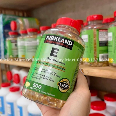 Kirkland Signature Vitamin E 400 IU 500v