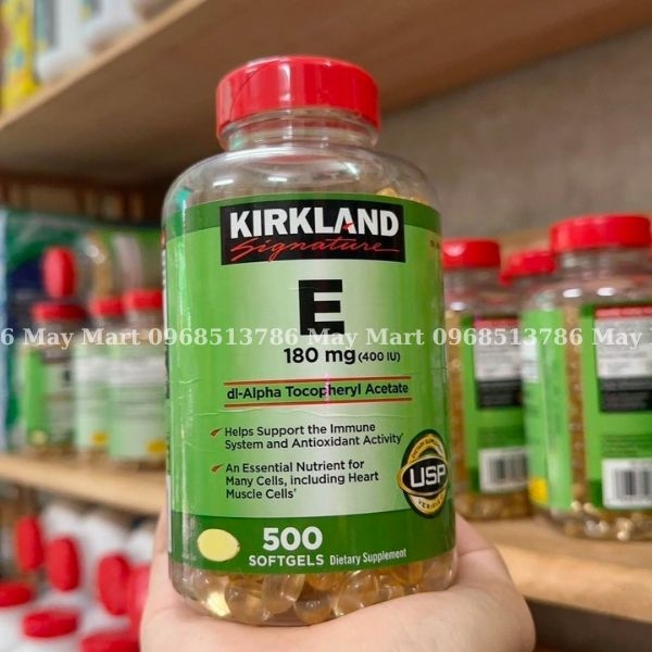 Kirkland Signature Vitamin E 400 IU 500v