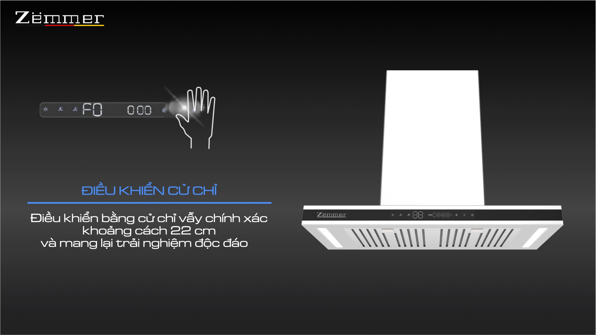 Hút mùi chữ T ZEMMER HZM 700 MULTI