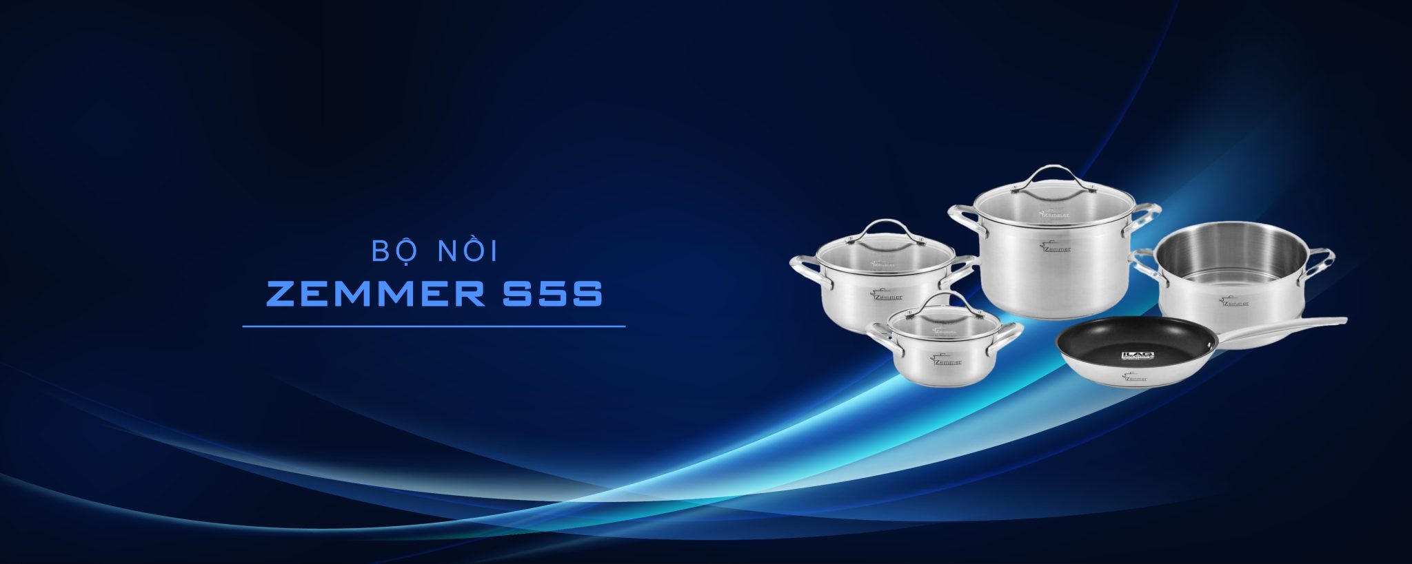 Bộ nồi chảo ZEMMER S4S