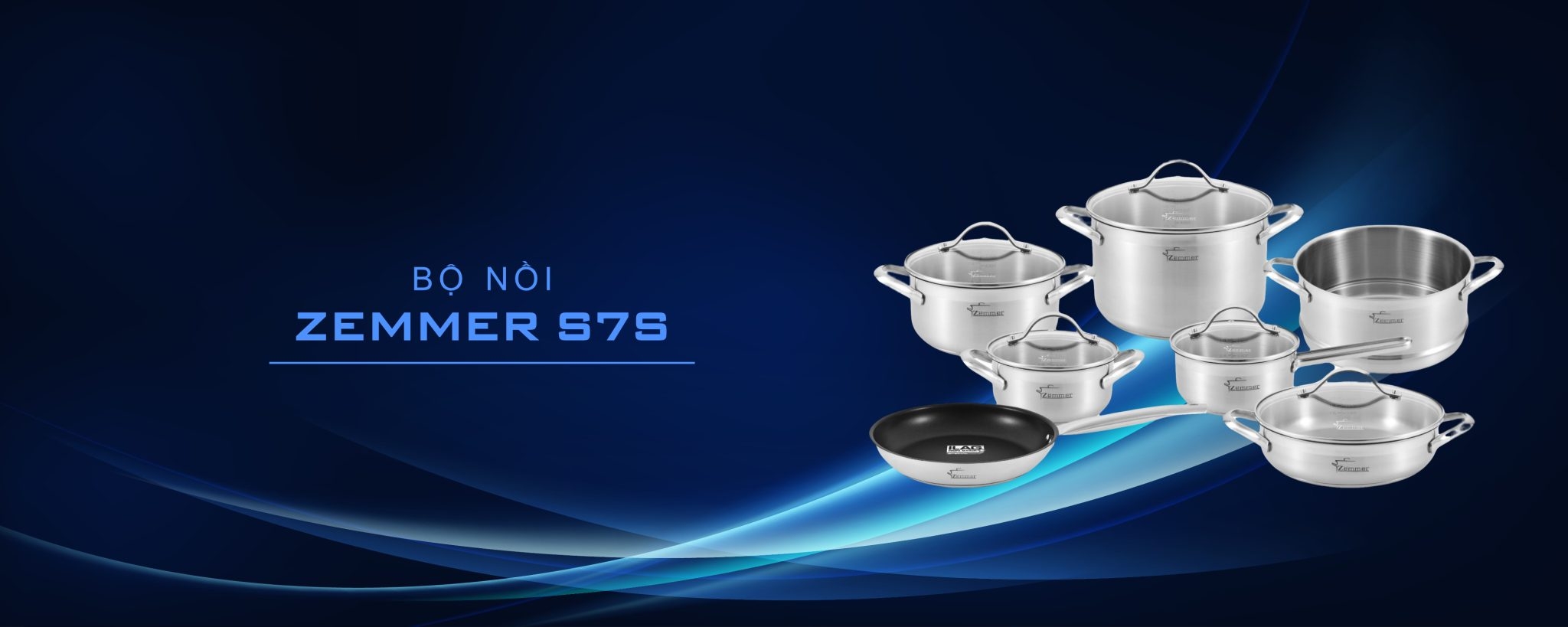 Bộ nồi chảo ZEMMER S7S