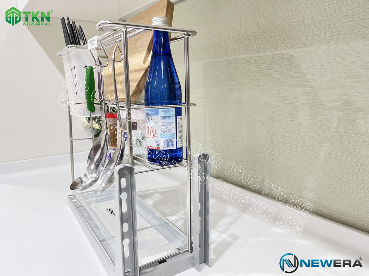 NGĂN KỆ GIA VỊ CHAI LỌ NEWERA NE699.200