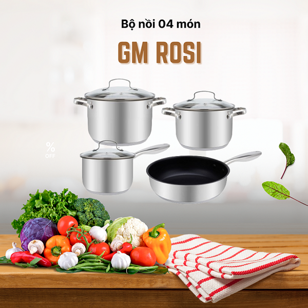 Bộ Nồi 4 Món German ROSI