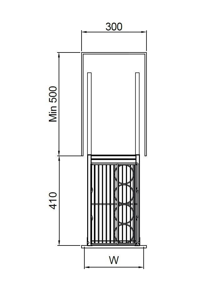 Giá Gia Vị Tủ Dưới GM GV250/300 SVIP
