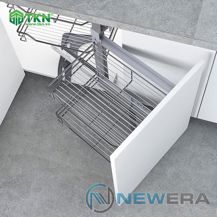 KỆ GÓC LIÊN HOÀN NEWERA INOX 304 NAN DẸT NE555.900CR