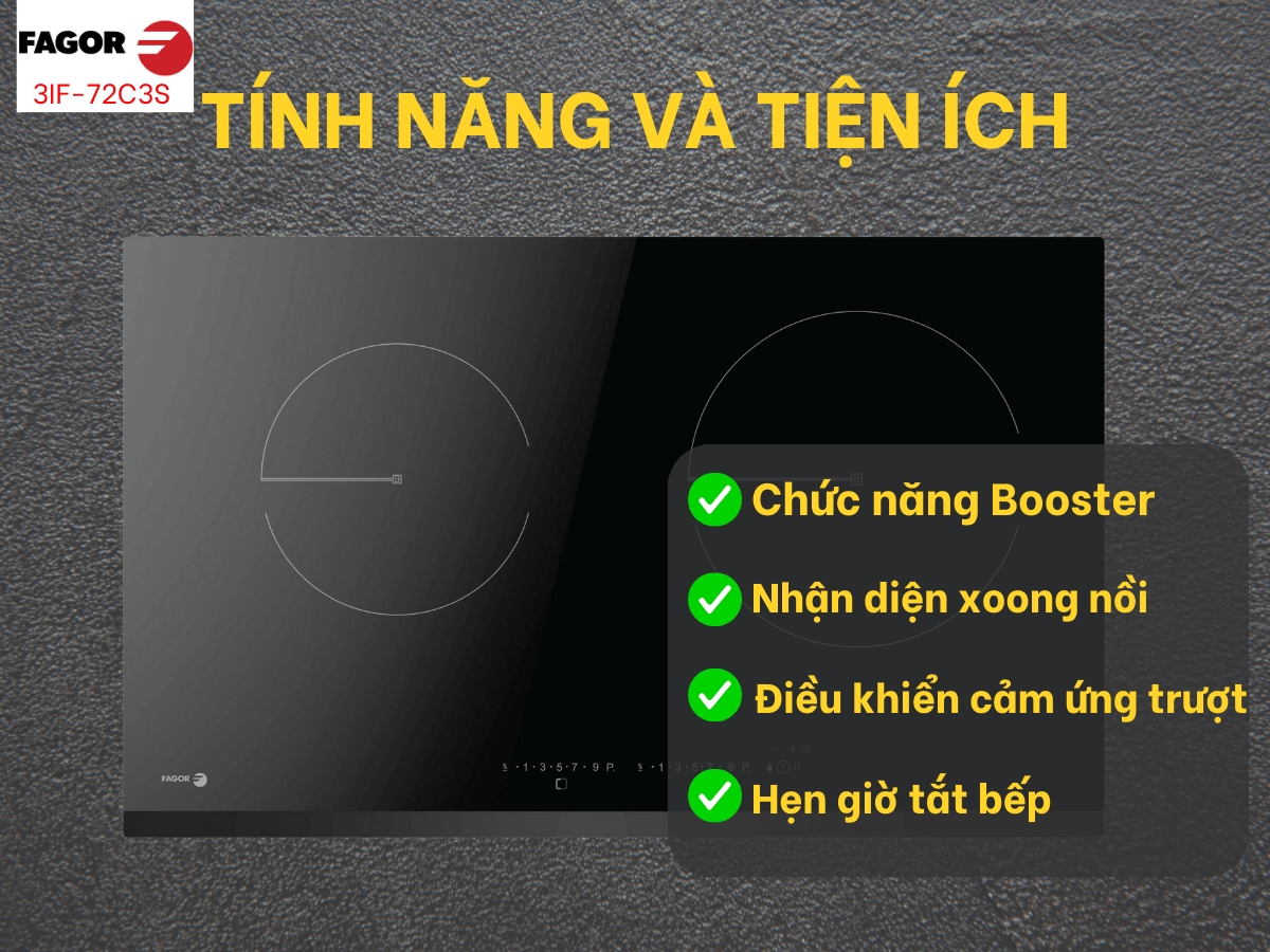 Bếp từ FAGOR 3IF-72C3S