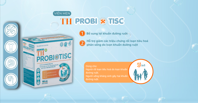 VIÊN MEN TH PROBIOTISC - CẢI THIỆN TIÊU HOÁ MỘT CÁCH TỐI ƯU NHẤT