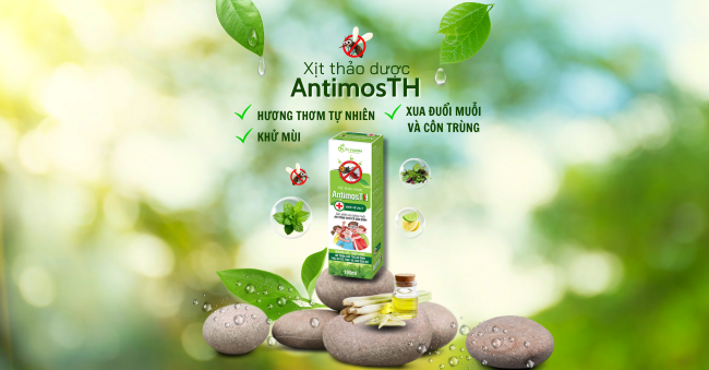 Xịt thảo dược ANTIMOSTH - KHẮC TINH CỦA MUỖI VÀ CÔN TRÙNG