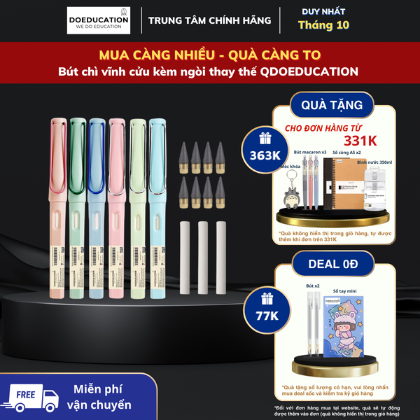 Bút chì vĩnh cửu kèm ngòi thay thế QDOEDUCATION | Quang Trọng center