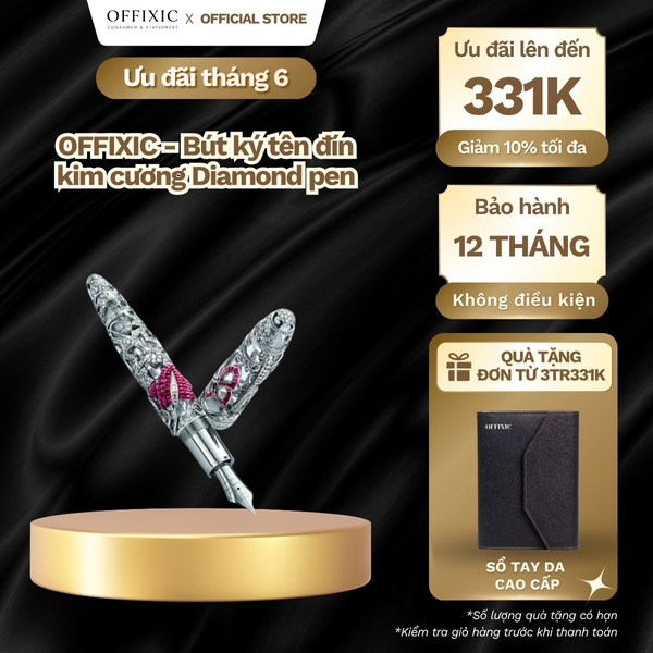 OFFIXIC - Bút ký tên đín  kim cương Diamond pen